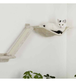 Kerbl Mur d'escalade pour chats Mount Everest Bois Beige