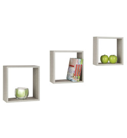 Practo Home Supports muraux 3 pcs bois gris