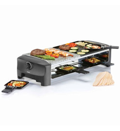 Princess Gril à raclette en pierre avec 8 poêles 1300 W 162820