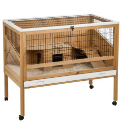 Kerbl Cage de petits animaux Indoor Deluxe 115 x60 x92,5 cm Bois 82725