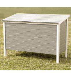 Kerbl Clapier ECO Samy Plastique 116x57x82 cm Gris et blanc