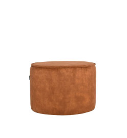 LABEL51 Pouf Tibo 55x55x40 cm Ocre Velours