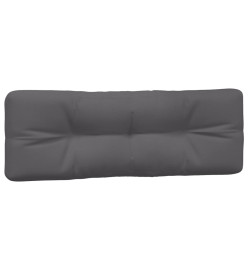 Coussins de palette 7 pcs anthracite tissu