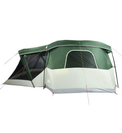 Tente de camping avec porche 4 personnes vert imperméable