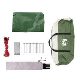 Bâche de camping vert 460x305x210 cm imperméable