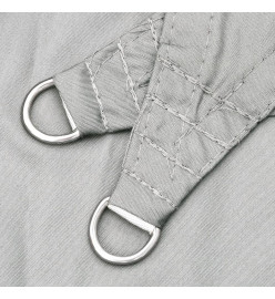 Voile d'ombrage gris clair 5x3 m 100% polyester oxford