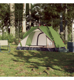 Tente de camping à dôme 2 personnes vert libération rapide