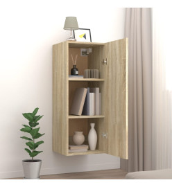 Armoire murale Chêne sonoma 34,5x34x90 cm Bois d'ingénierie