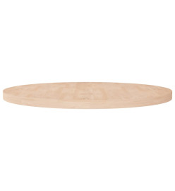 Dessus de table rond Ø90x4 cm Bois de chêne massif non traité