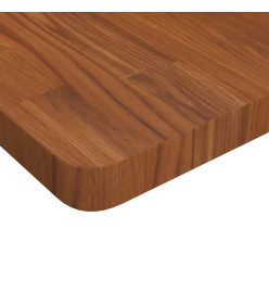 Dessus de table carré Marron foncé 40x40x4 cm Bois chêne traité