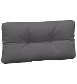 Coussins de palette 5 pcs anthracite tissu