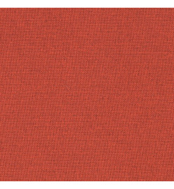 Coussin de banc de jardin rouge mélangé 150x50x7 cm tissu