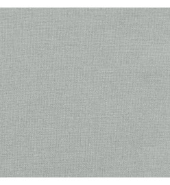 Coussin de banc de jardin gris clair mélangé 100x50x7 cm tissu