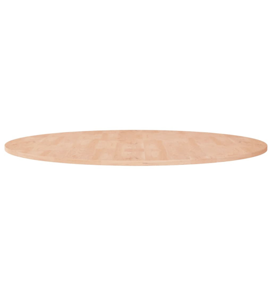 Dessus de table rond Ø90x1,5 cm Bois de chêne massif non traité