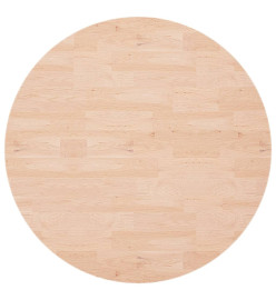 Dessus de table rond Ø90x1,5 cm Bois de chêne massif non traité