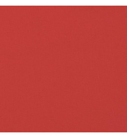 Coussin rond rouge Ø 60 x11 cm tissu oxford