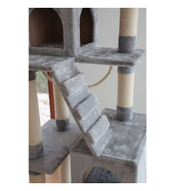 Kerbl Arbre à chat Square 178 cm Gris clair