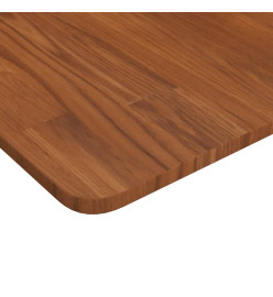 Dessus de table carré Marron foncé60x60x1,5cm Bois chêne traité