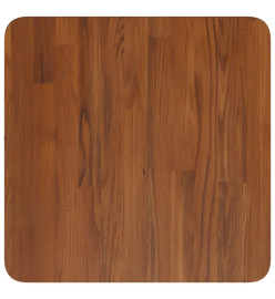 Dessus de table carré Marron foncé40x40x1,5cm Bois chêne traité