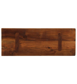 Dessus de table 80x30x3,8 cm rectangulaire bois massif récupéré