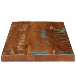 Dessus de table 50x40x3,8 cm rectangulaire bois massif récupéré