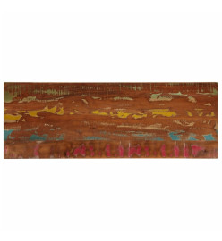 Dessus de table 140x60x3,8cm rectangulaire bois massif récupéré