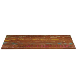 Dessus de table 140x60x3,8cm rectangulaire bois massif récupéré