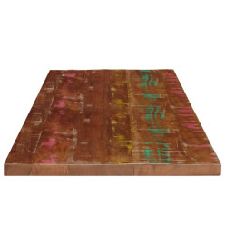 Dessus de table 110x70x3,8cm rectangulaire bois massif récupéré