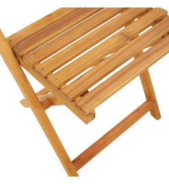 Chaises de jardin pliantes lot de 4 taupe tissu et bois massif