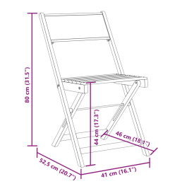 Chaises de jardin pliantes lot de 4 taupe tissu et bois massif