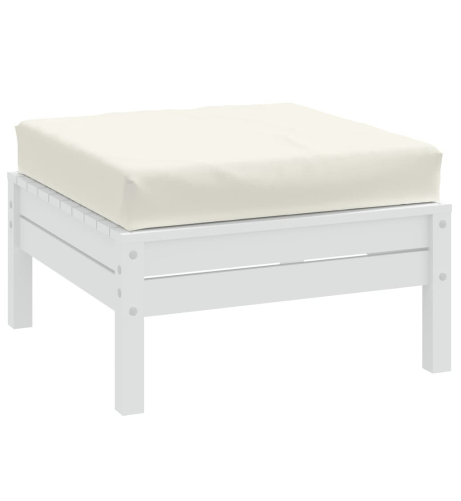 Coussin de palette crème mélangé 60x60x10 cm tissu Coussin de palette crème mélangé 60x60x10 cm tissu