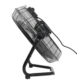 Ventilateur de sol 3 vitesses 60 cm 120 W Noir