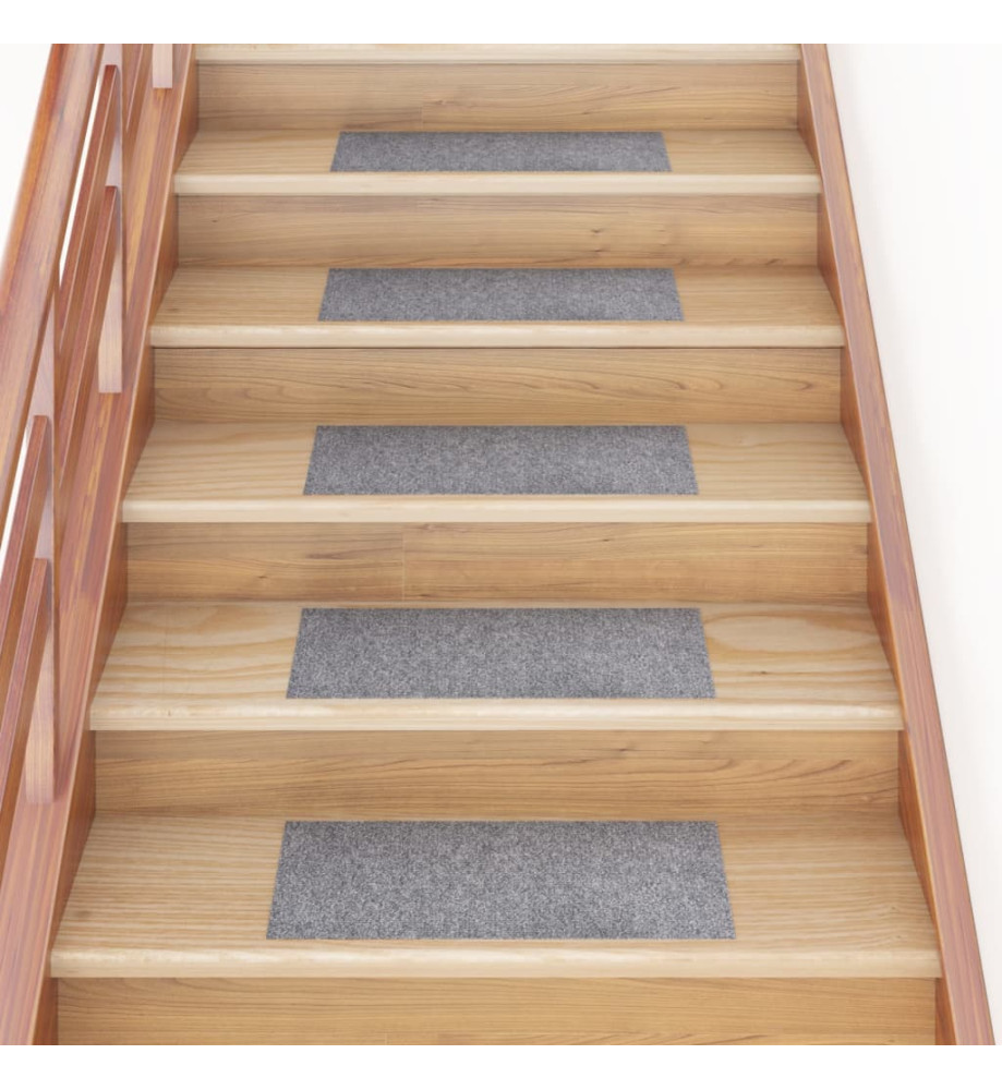 Tapis d'escalier autocollants Rectangulaire 15 pcs 60x25 cm