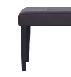 Banc 106 cm Marron Similicuir