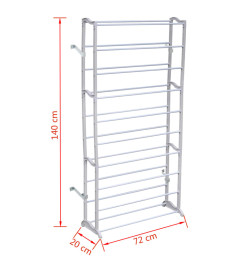 Étagère à chaussures 2 pcs