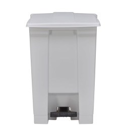 Rubbermaid Poubelle à pédale classique 68,1 L Blanc