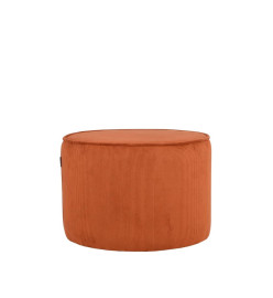 LABEL51 Pouf Tibo 55x55x40 cm Cordon de serrage rouille