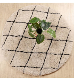 Dutch Lifestyle Tapis Berlin Sanft 200 cm Rond Beige