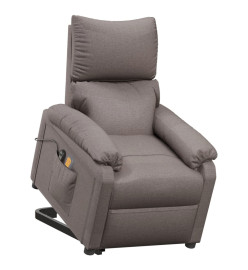 Fauteuil de massage Taupe Tissu