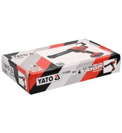 YATO Pistolet de calfeutrage avec batterie Li-Ion 4,0Ah 18V