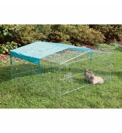 Kerbl Enclos pour animaux de compagnie Easy Métal Argenté 82845