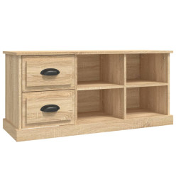 Meuble TV chêne sonoma 102x35,5x47,5 cm bois d'ingénierie