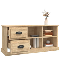 Meuble TV chêne sonoma 102x35,5x47,5 cm bois d'ingénierie