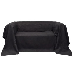 Housse de canapé Micro-suède Anthracite 270x350 cm