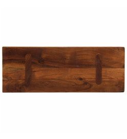 Dessus de table 90x40x3,8 cm rectangulaire bois massif récupéré