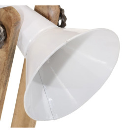 Lampe de bureau 25 W blanc 23x13x52 cm E27