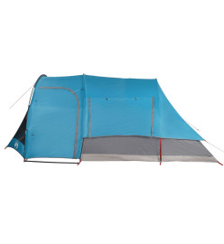 Tente familiale 6 personnes bleu imperméable