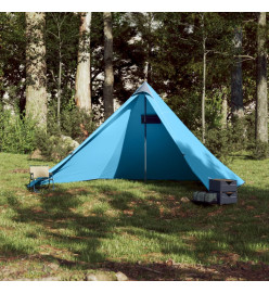 Tente familiale tipi 7 personnes bleu imperméable