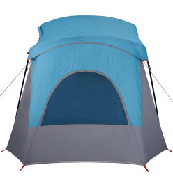 Tente de camping de cabine 5 personnes bleu imperméable