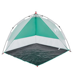 Tente de plage vert d'eau libération rapide imperméable